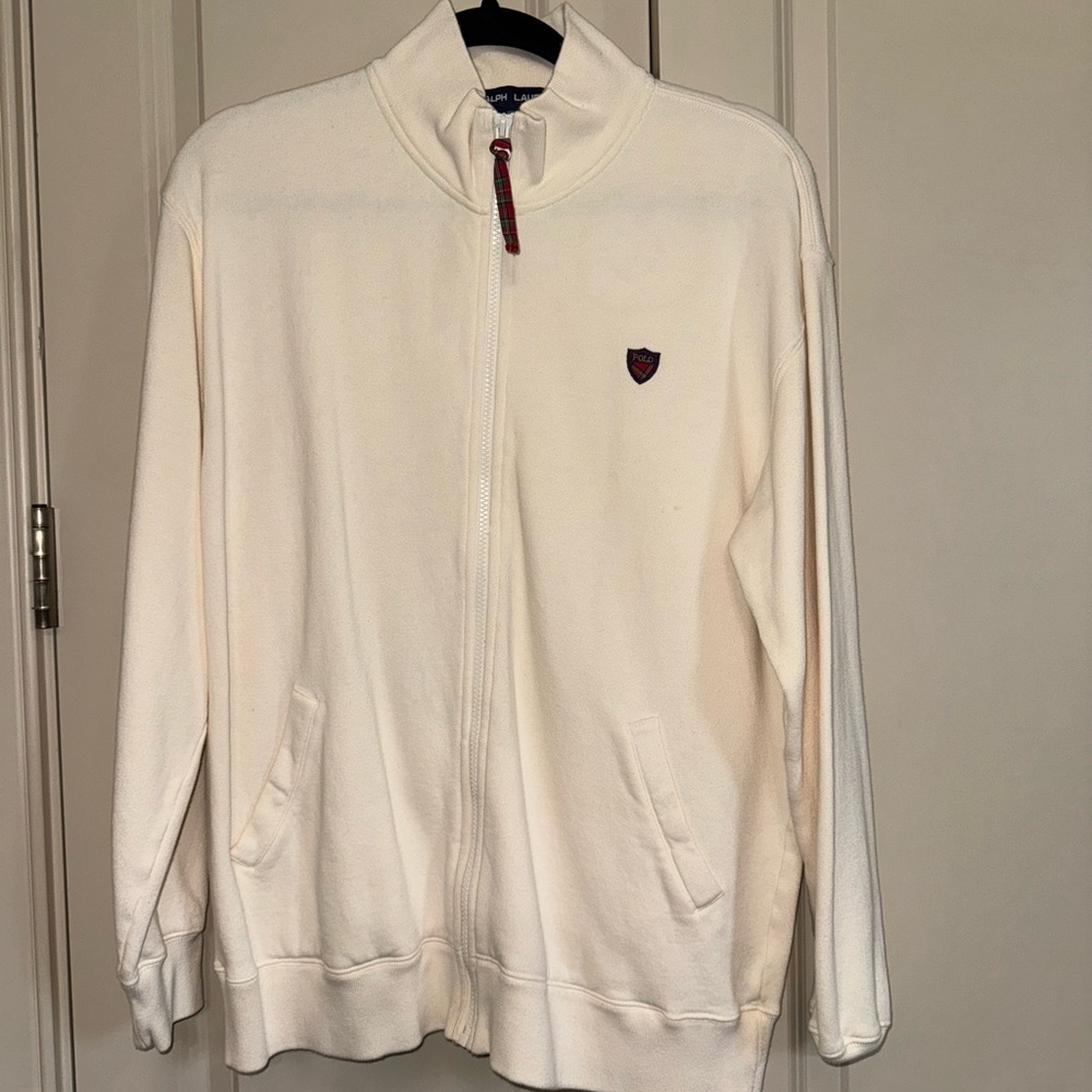 White Zip-Up Jacket